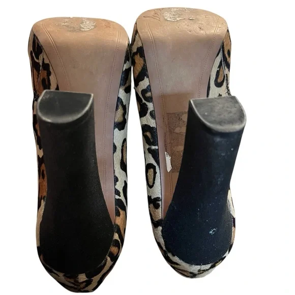 Sam Edelman size 10 Felix leopard calf hair platform bootie NWOT